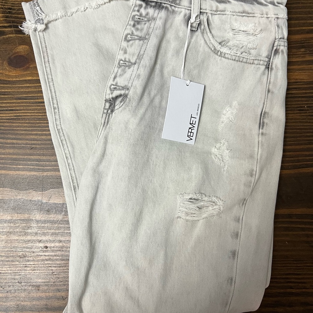 Vervet Emma Mom Jeans (Gray)- Size 29 NWT